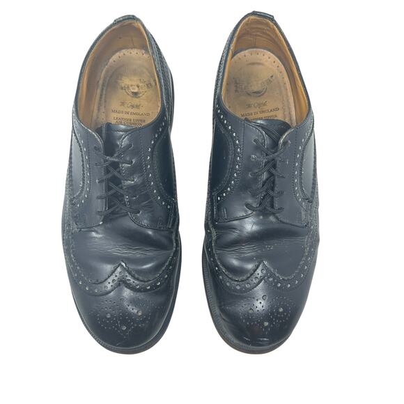 Dr. Martens Brogue Oxford Lace Up Shoes Made In England Leather‎ Black Size 10 main image 13